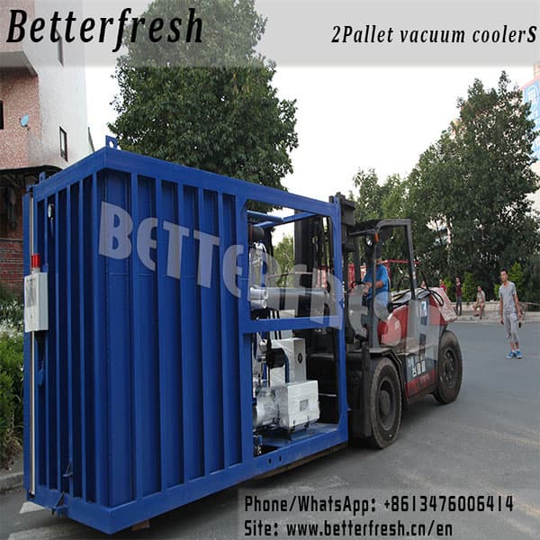 Betterfresh rapid cooling vacuum coolers pre cooling